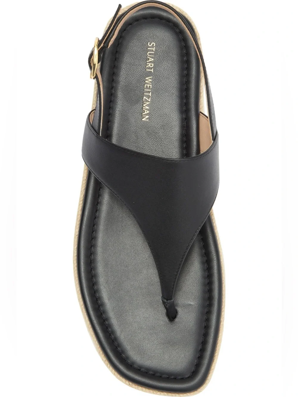 Stuart Weitzman strap vamp